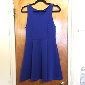 Royal blue Forever21 Skater Dress, Medium